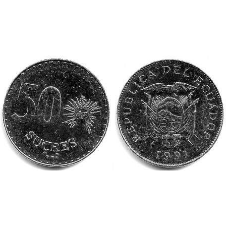 (93) Ecuador. 1991. 50 Sucres (SC)