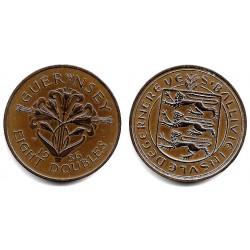 (16) Guernsey. 1956. 8 Doubles (EBC/EBC+)