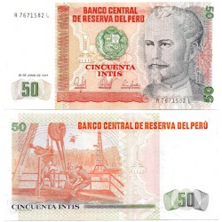 (131b) Perú. 1987. 50 Intis (SC)