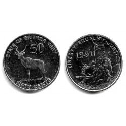 (47) Eritrea. 1997. 50 Centimes (SC-)