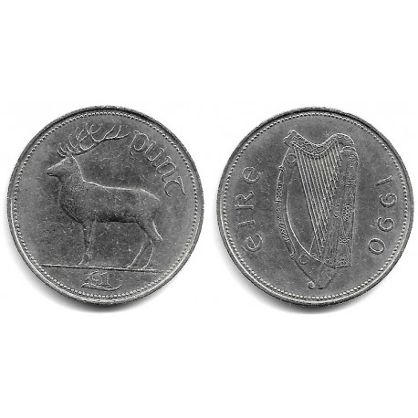(27) Irlanda. 1990. 1 Pound (MBC+)