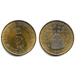 (12) Eslovenia. 1993. 5 Tolarjev (SC)