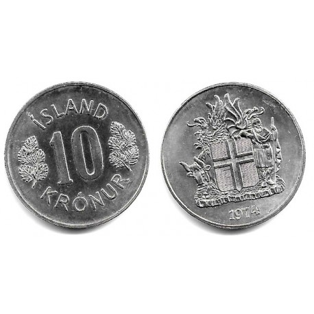(15) Islandia. 1974. 10 Kronur (SC)