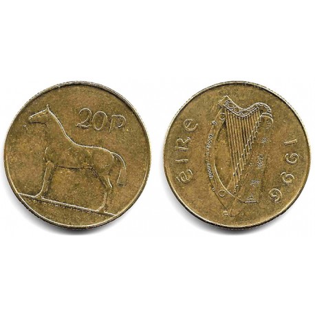 (25) Irlanda. 1996. 20 Pence (MBC+)