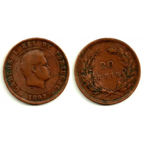 (533) Portugal. 1892. 20 Reis (BC)