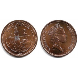 (21) Gibraltar. 1988. 2 Pence (SC-)