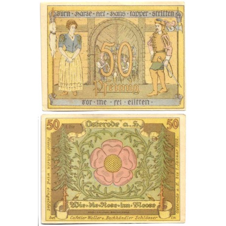 Osterode am Harz (Baja Sajonia). 1921/22. 50 Pfennig (EBC+)