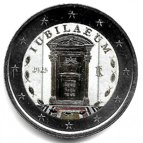 Italia. 2025. 2 Euro (SC) Coloreada