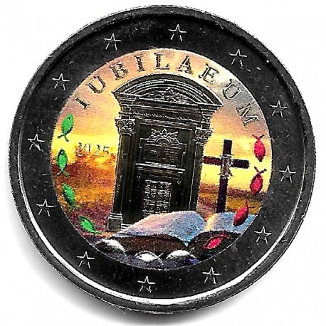 Italia. 2025. 2 Euro (SC) Coloreada