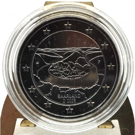 Alemania. 2025. 2 Euro (SC) Oro & Rutenio