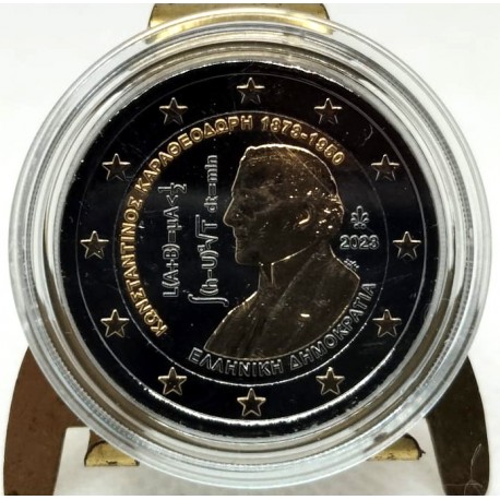 Grecia. 2023. 2 Euro (SC) Oro & Rutenio