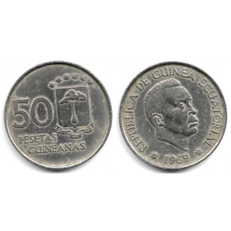 (4) Guinea Ecuatorial. 1969*(19-69). 50 Pesetas (MBC+)