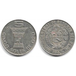 (252) Perú. 1969. 5 Soles de Oro (MBC+)