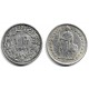 (24) Suiza. 1961B. 1 Franc (MBC) (Plata)