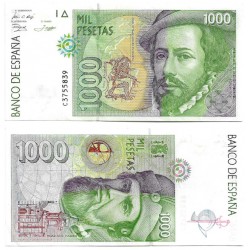 España. 1992. 1000 Pesetas (EBC) Serie C