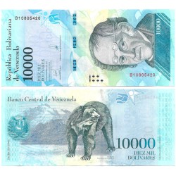 (98b) Venezuela. 2017. 10000 Bolívares (SC)