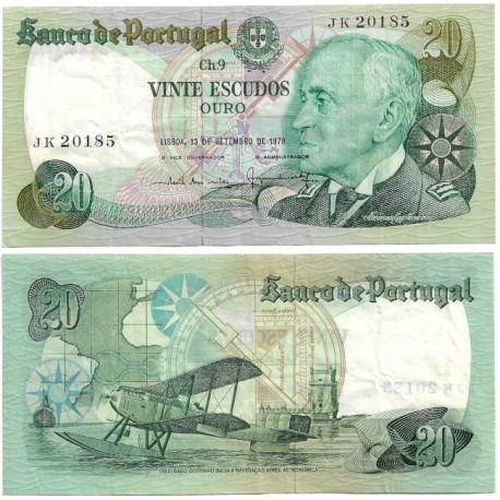 (176a) Portugal. 1978. 20 Escudos (MBC+)