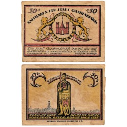 Quakenbrück (Baja Sajonia). 1921. 50 Pfennig (MBC+)