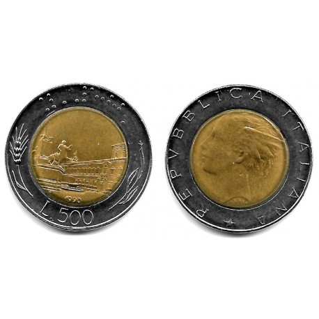 (111) Italia. 1990. 500 Lira (MBC)