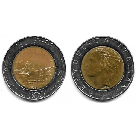 (111) Italia. 1988. 500 Lira (MBC)
