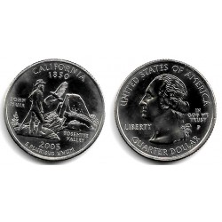 (370) Estados Unidos de América. 2005(P). Quarter Dollar (EBC) California
