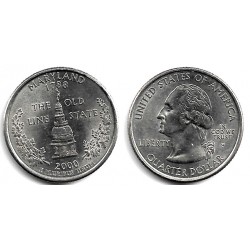 (306) Estados Unidos de América. 2000(P). Quarter Dollar (EBC) Maryland