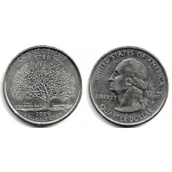 (297) Estados Unidos de América. 1999(P). Quarter Dollar (MBC) Connecticut