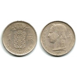(142.1) Bélgica. 1952. 1 Franc (MBC)