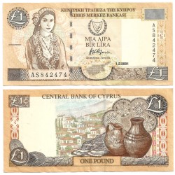 (60c) Chipre. 2001. 1 Lira (MBC+)