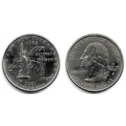 (318) Estados Unidos de América. 2001(P). Quarter Dollar (MBC+) New York