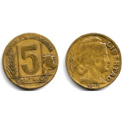 (40) Argentina. 1946. 5 Centavos (BC)