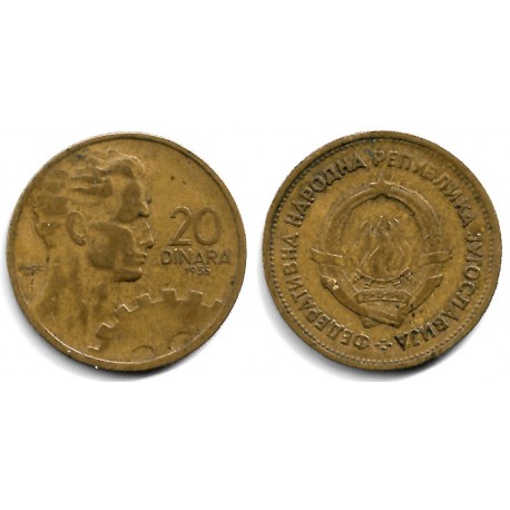 (34) Yugoslavia. 1955. 20 Dinara (MBC-)