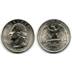 (A164a) Estados Unidos de América. 1996(P). Quarter Dollar (SC)