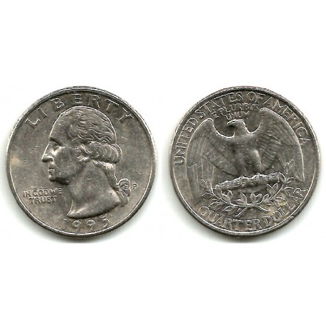 (A164a) Estados Unidos de América. 1995(P). Quarter Dollar (MBC)