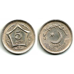 (65) Pakistán. 2003. 5 Rupees (MBC+)