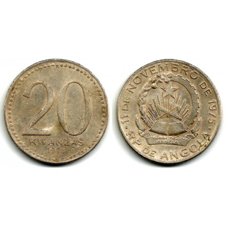 (87) Angola. 1978. 20 Kwanzas (MBC)