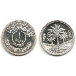 (137) Iraq. 1972. 1 Dinar (SC-) (Plata)