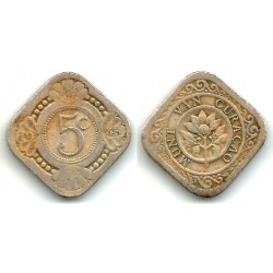 (47) Curasao. 1948. 5 Centavos (BC+)