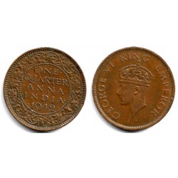 (531) India Británica. 1942. Quarter Anna (MBC-)