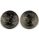 (335) Estados Unidos de América. 2002(D). Quarter Dollar (EBC+) Mississippi