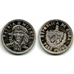 (346a) Cuba. 1992. 3 Pesos (EBC)