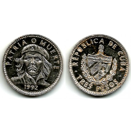 (346a) Cuba. 1992. 3 Pesos (EBC)
