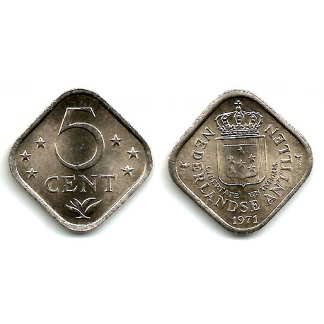 (13) Antillas Neerlandesas. 1971. 5 Cents (SC)