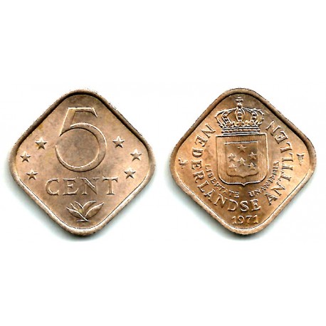 (13) Antillas Neerlandesas. 1971. 5 Cents (SC)