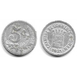 (TnE1) Algeria (Orán). 1921. 5 Centimes (BC)