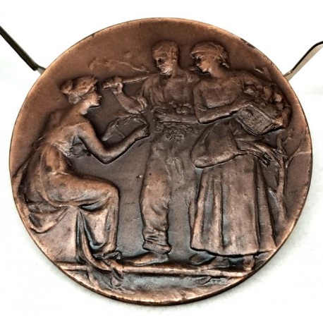 Medalla Instituto Agrícola Catalán de San Isidro. Fundación Deu (EBC+) 50mm