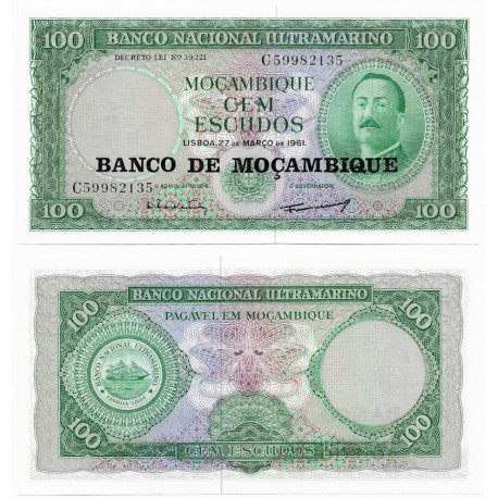 (117) Mozambique. 1976. 100 Escudos (SC)