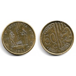 Catalunya. 2015. 50 Céntimos (EBC) Prueba