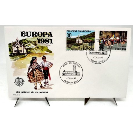 Sobre Primer Día. España. 1981. Andorra. Europa (Nuevo)