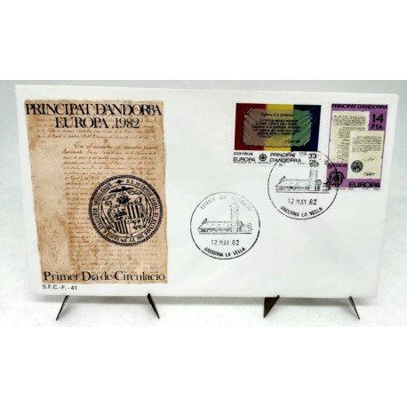 Sobre Primer Día. Andorra. 1982. Principat (Nuevo)